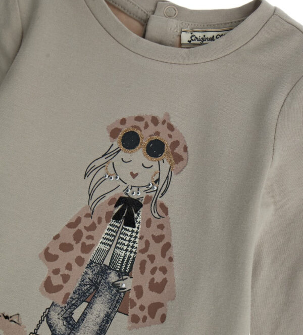 T-shirt pailleté bébé fille Nuance D'Hiver – Image 5