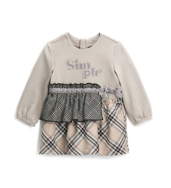Robe à volants Nuance D'Hiver pour bébé fille
