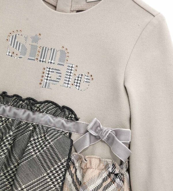 Robe à volants Nuance D'Hiver pour bébé fille – Image 3