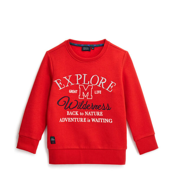 Sweat-shirt brodé pour garçon de Noël