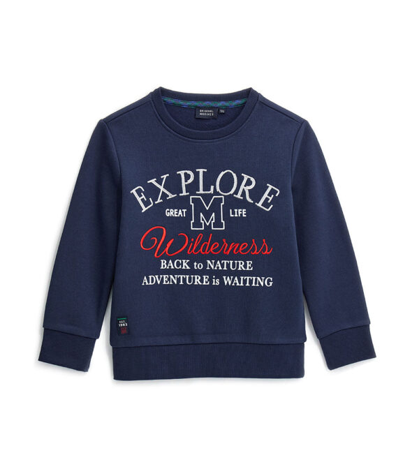Sweat-shirt brodé pour garçon de Noël – Image 5
