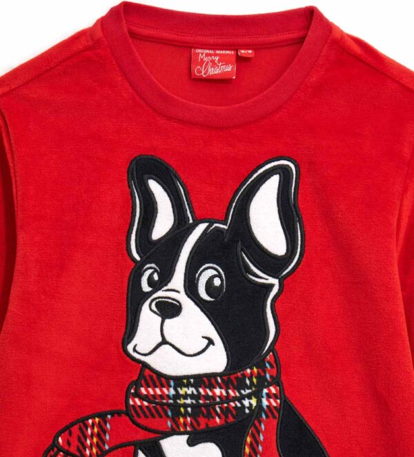 Pyjama capsule de Noël en micro-polaire pour garçon – Image 4