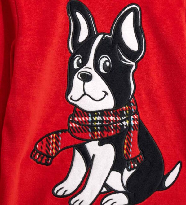 Pyjama capsule de Noël en micro-polaire pour garçon – Image 3