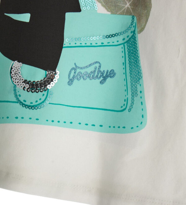 T-shirt imprimé pailleté « Brille dans le froid » pour fille – Image 2