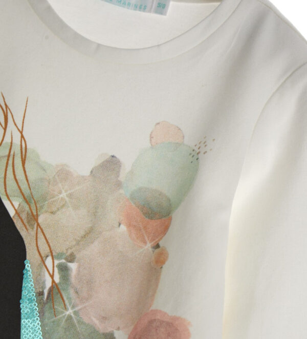 T-shirt imprimé pailleté « Brille dans le froid » pour fille – Image 4