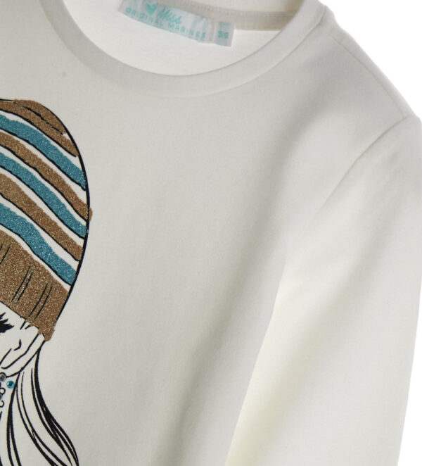 T-shirt imprimé pailleté « Brille dans le froid » pour fille – Image 6