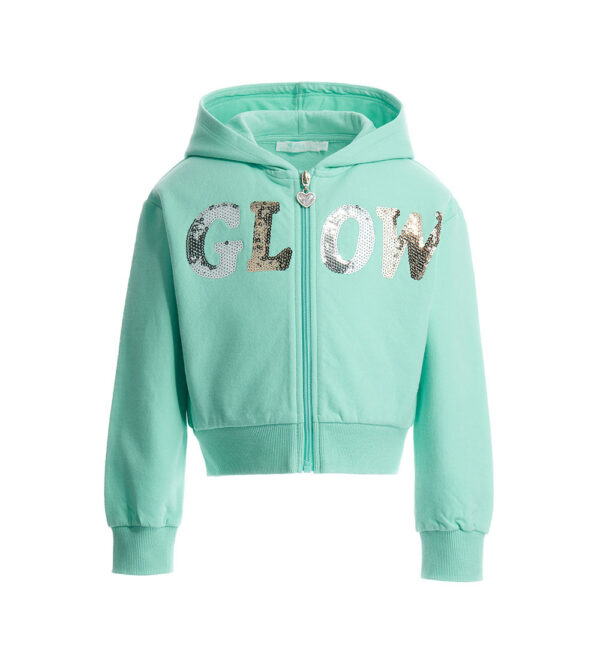 Veste sweat-shirt Glow In The Cold Girl – Image 6