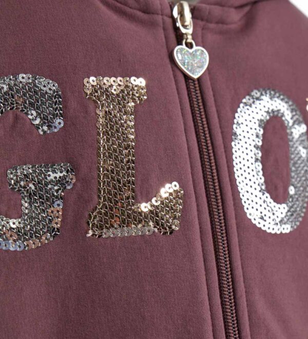 Veste sweat-shirt Glow In The Cold Girl – Image 4