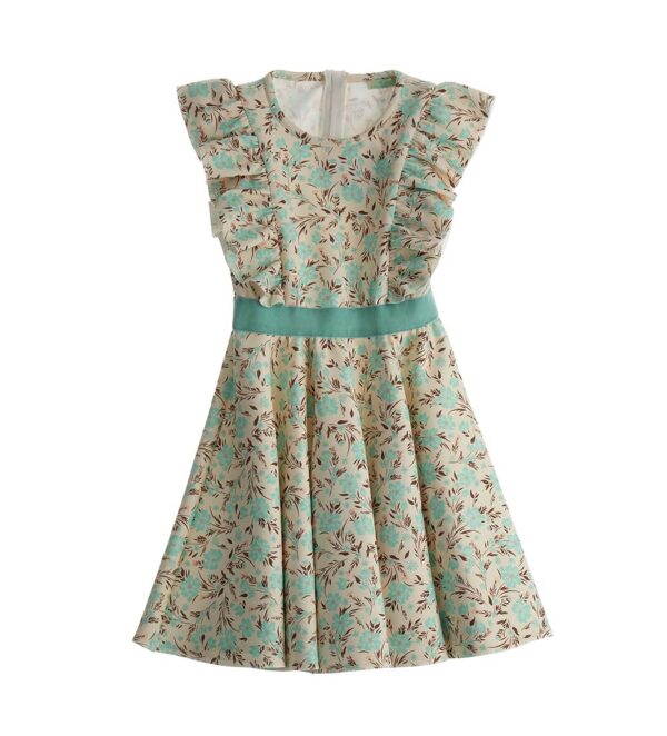 Robe fleurie phosphorescente pour fille