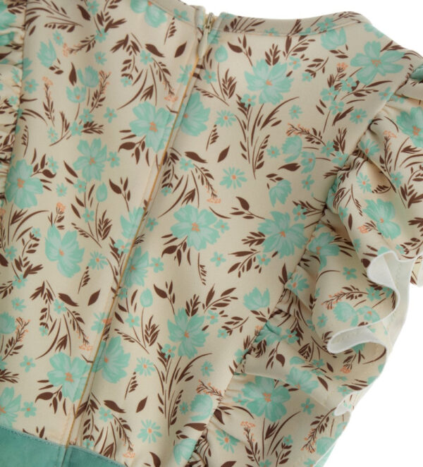 Robe fleurie phosphorescente pour fille – Image 2