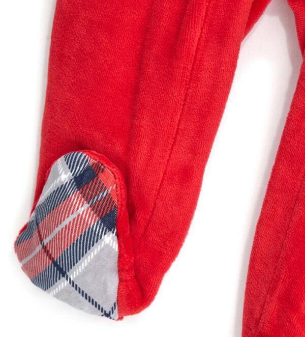 Barboteuse à col chemise pour nouveau-né de Noël – Image 2