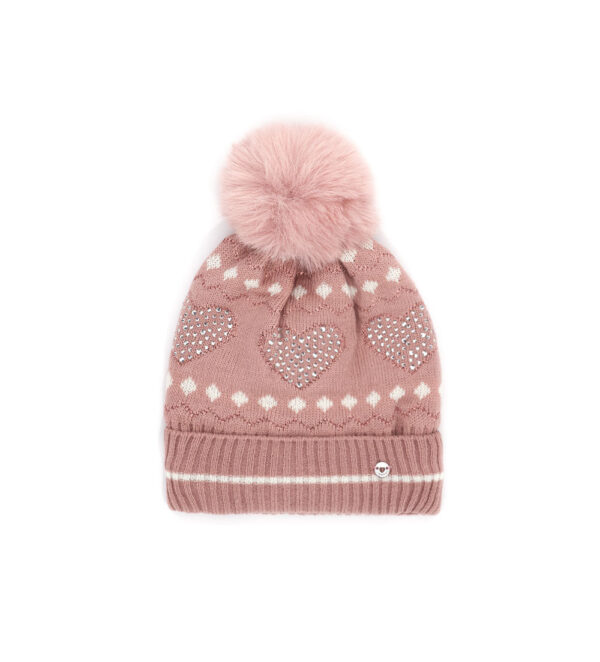 Chapeau d'automne Basico pour fille avec cœurs