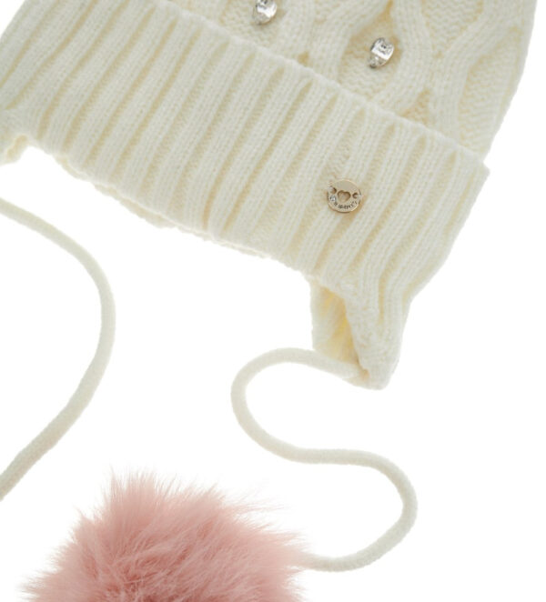 Bonnet d'automne Basico pour bébé fille avec oreillettes – Image 2