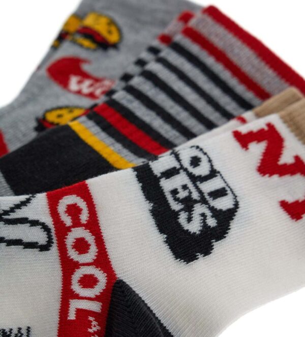 Lot de 2 paires de chaussettes courtes Basico Fall Boy – Image 2