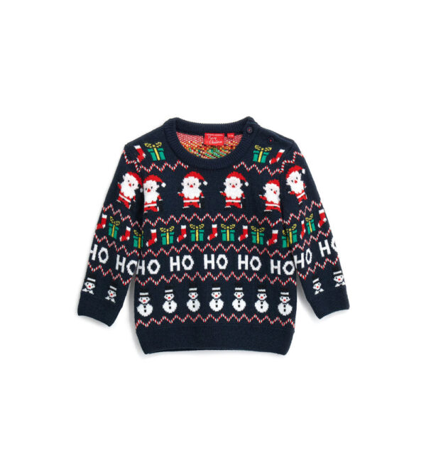 Pull bébé garçon en laine mélangée capsule de Noël 1