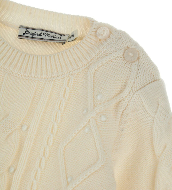 Pull perlé Nuance D'Hiver pour bébé fille – Image 8