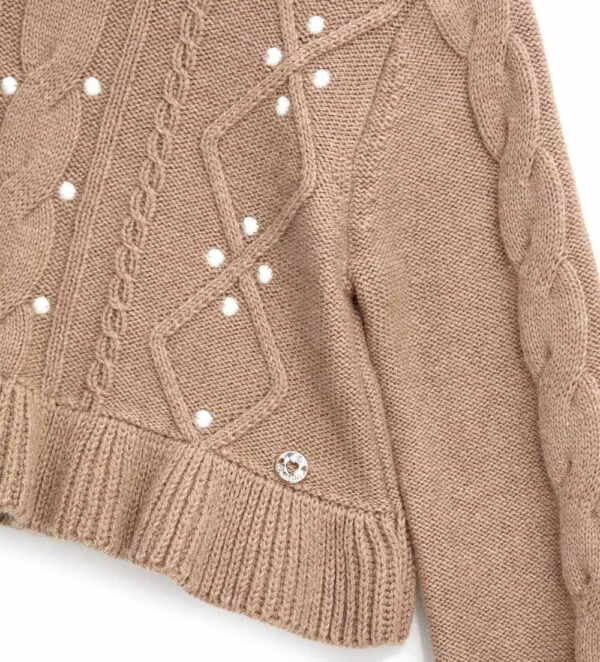 Pull perlé Nuance D'Hiver pour bébé fille – Image 3