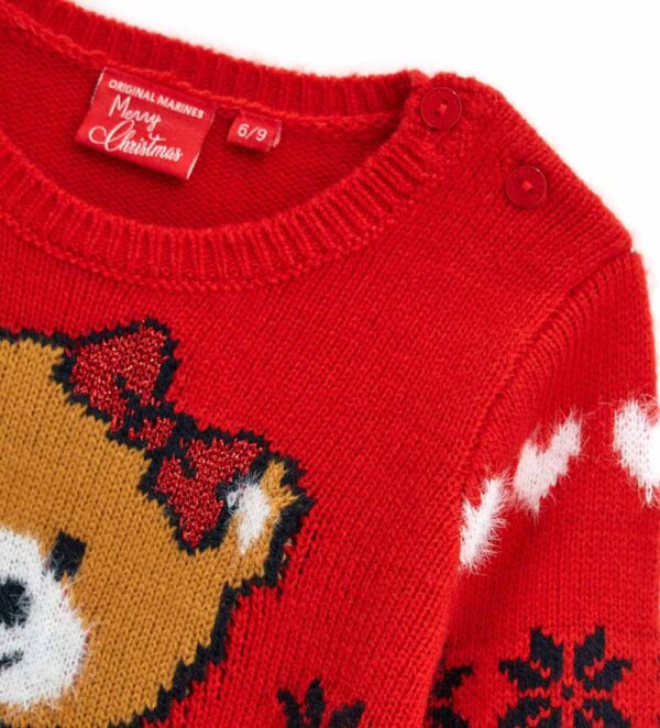Pull bébé fille en laine mélangée capsule de Noël 2 – Image 4
