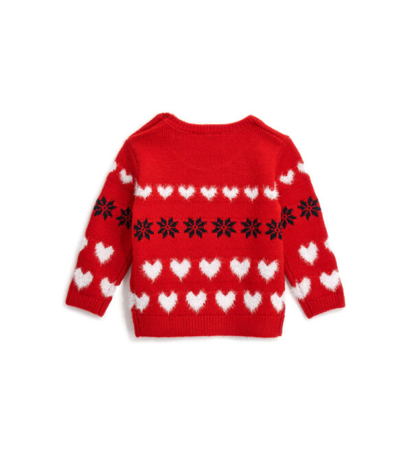 Pull bébé fille en laine mélangée capsule de Noël 2 – Image 2