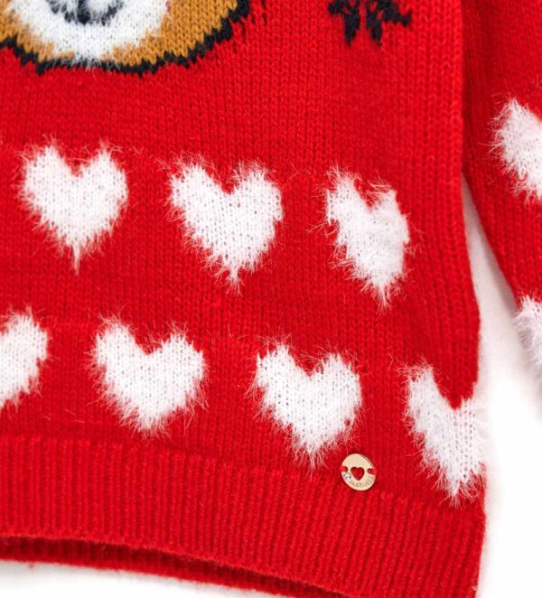 Pull bébé fille en laine mélangée capsule de Noël 2 – Image 3