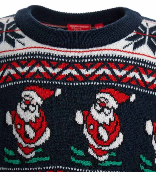 Pull Capsule de Noël en fils mélangés pour garçon – Image 4