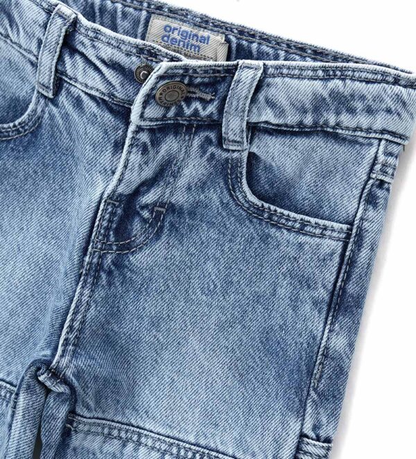 Pantalon Capsule Denim Bébé Garçon Pantalon Large Denim 2 – Image 3