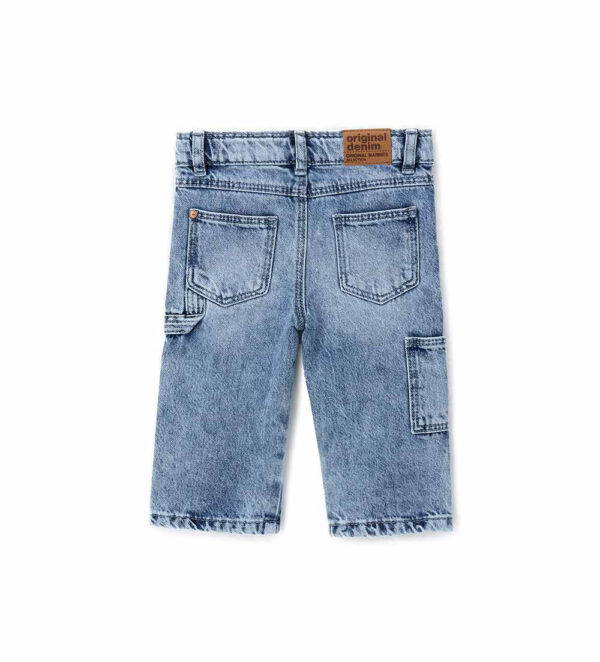 Pantalon Capsule Denim Bébé Garçon Pantalon Large Denim 2 – Image 2