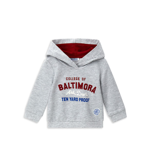 Sweat-shirt bébé garçon à capuche pour la rentrée scolaire, chemises et hauts fermés