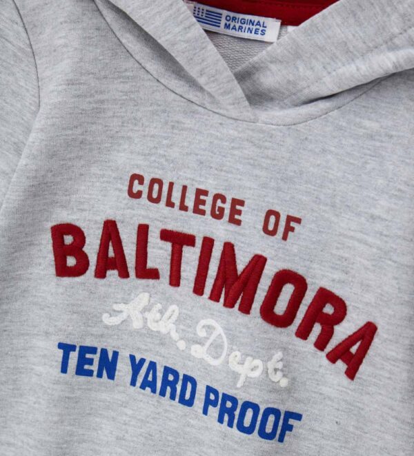 Sweat-shirt bébé garçon à capuche pour la rentrée scolaire, chemises et hauts fermés – Image 3