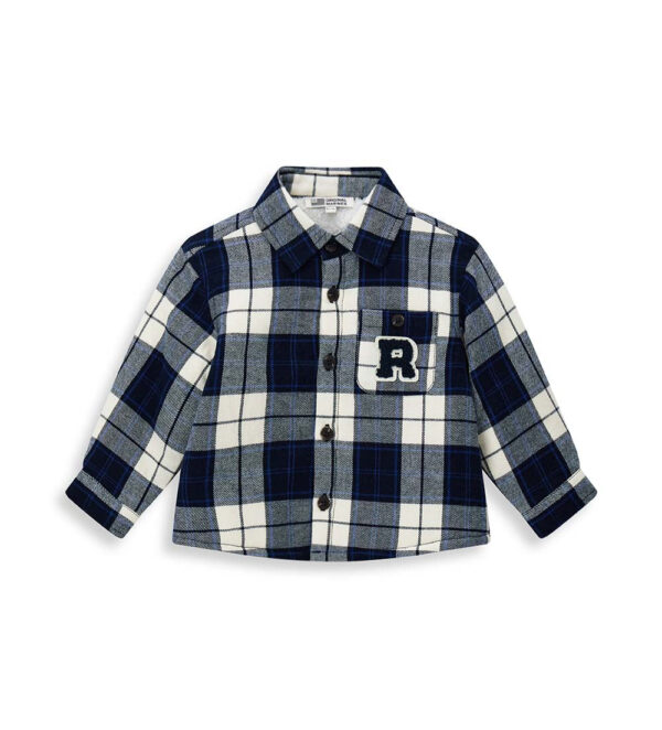 Chemise bébé garçon universitaire naturelle ML Chemises et hauts