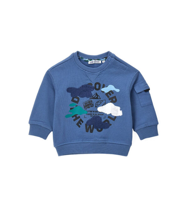 Sweat-shirt bébé garçon Urban Park avec col, chemises et hauts