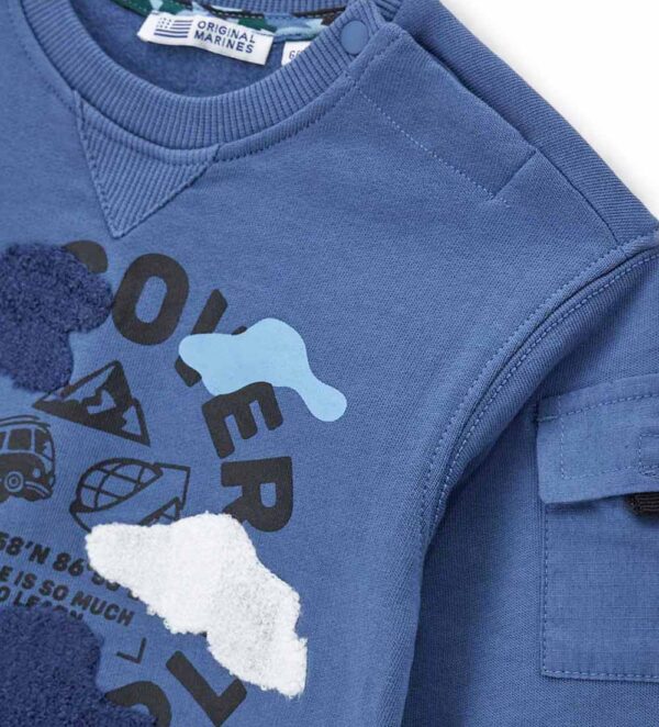 Sweat-shirt bébé garçon Urban Park avec col, chemises et hauts – Image 3