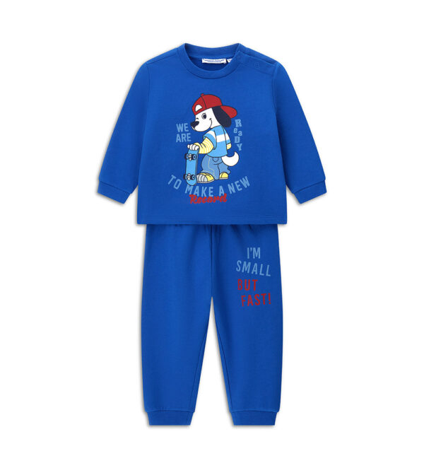 Pyjama bébé garçon bonne nuit col ML pyjama coton polaire