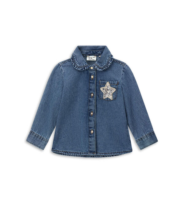 Chemise Capsule Denim Bébé Fille ML Chemises et Hauts