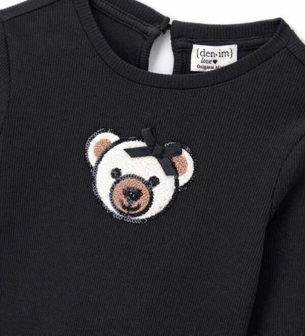 T-shirt Capsule Denim pour bébé fille ML Chemises et hauts – Image 2