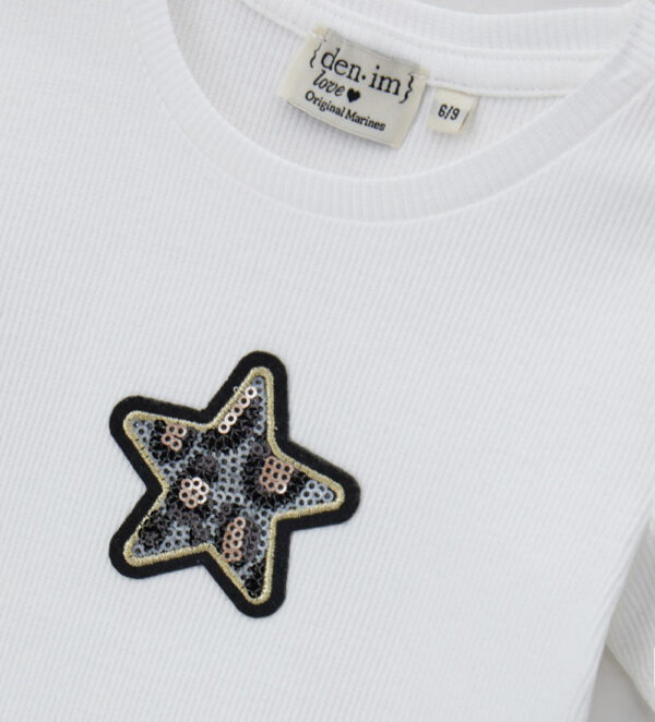 T-shirt Capsule Denim pour bébé fille MM Chemises et hauts – Image 3