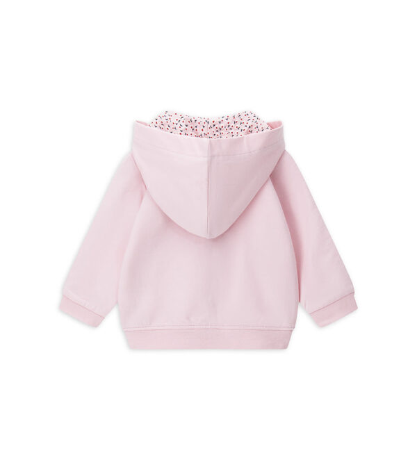 Sweat-shirt à capuche ouverte pour bébé fille, chemises et hauts pour la rentrée scolaire – Image 2