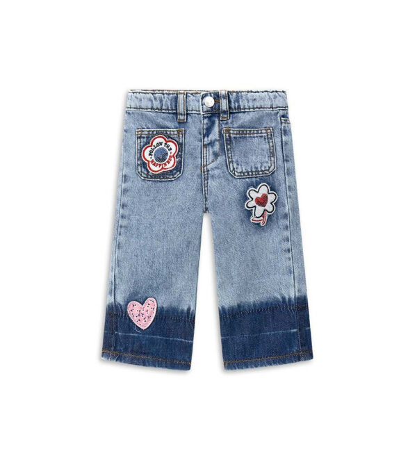 Pantalon en jean pour bébé fille de la rentrée scolaire