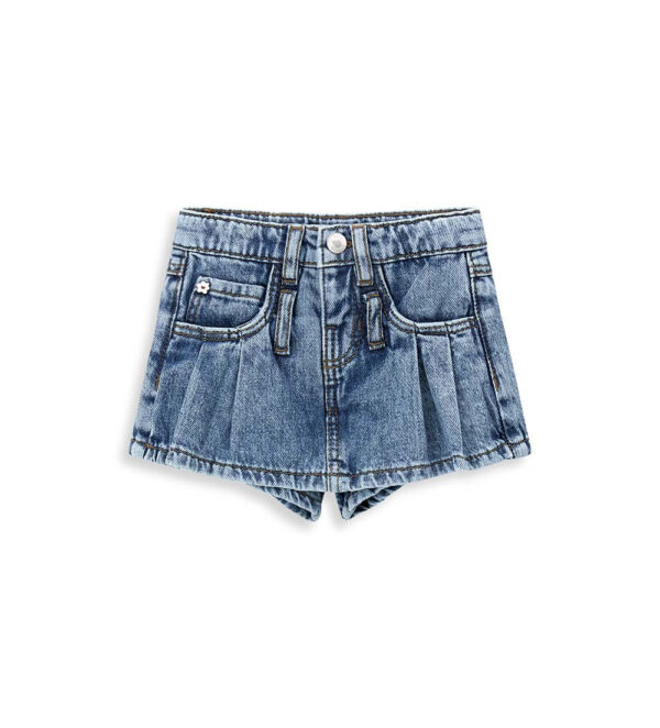 Bermuda en jean pour bébé fille de la rentrée