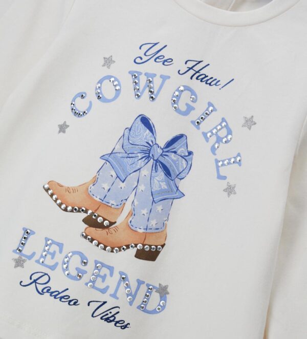 T-shirt bébé fille Texas Baby ML Chemises et hauts 3 – Image 3