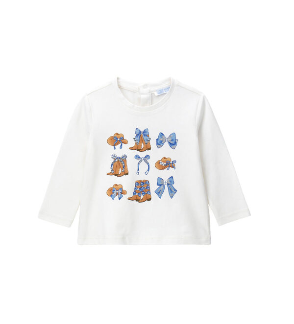 T-shirt bébé fille Texas Baby ML Chemises et hauts 4