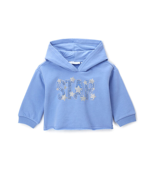 Sweat-shirt à capuche pour bébé fille Texas Baby, chemises et hauts