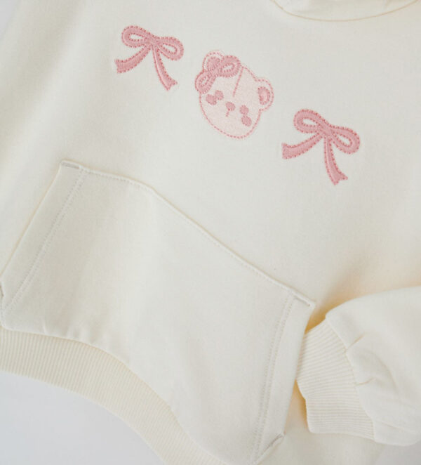 Sweat-shirt Teddy Baby Girl avec col, chemises et hauts 2 – Image 3