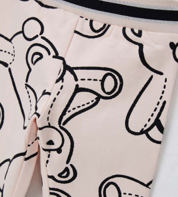 Pantalon legging en tricot pour bébé fille Teddy 2 – Image 2