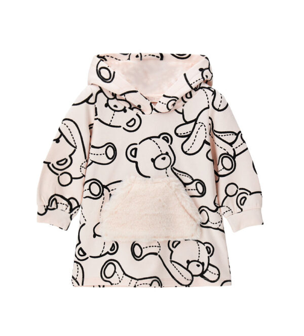 Robe et salopette Teddy Baby Girl