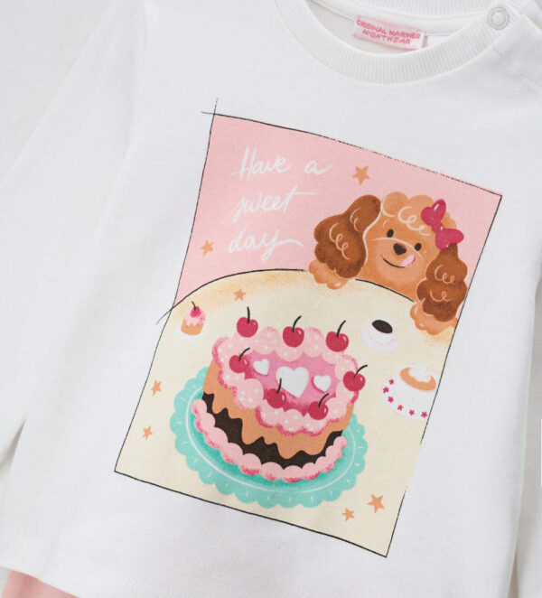 Pyjama Bonne Nuit Bébé Fille Col ML Pyjama 1 – Image 3