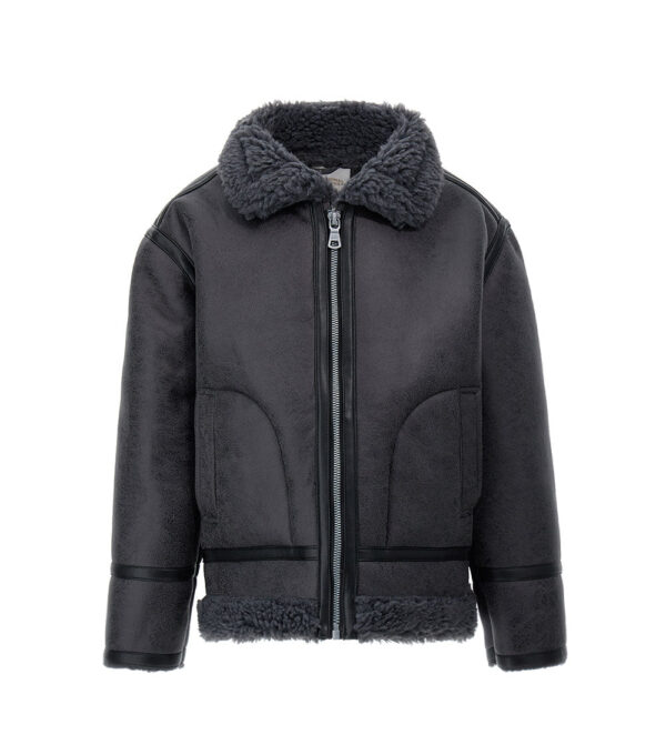 Vestes Garçon Veste Effet Cuir Manteaux et Vestes