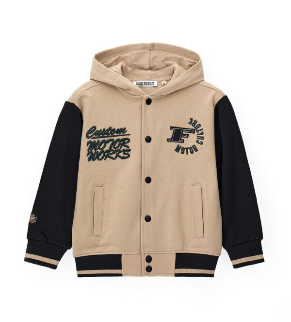 Sweat-shirt Garage Boy à capuche ouverte, chemises et hauts 4