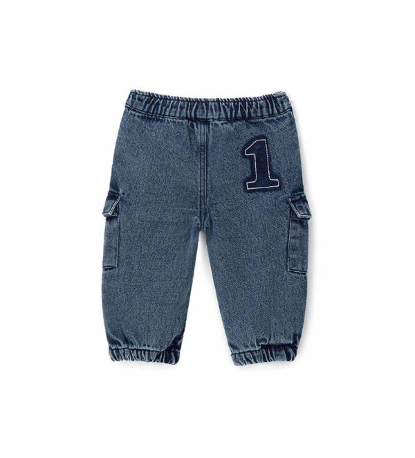 Pantalon en jean Soft Tones Newborn Fashion M. Trouser – Image 2