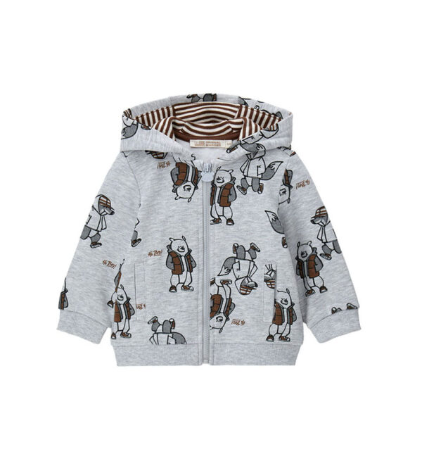 Sweat-shirt à capuche ouverte Fairy Forest pour nouveau-né